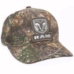 RAM Premium Realtree Camo Cap Hat - NEW Fast Ship